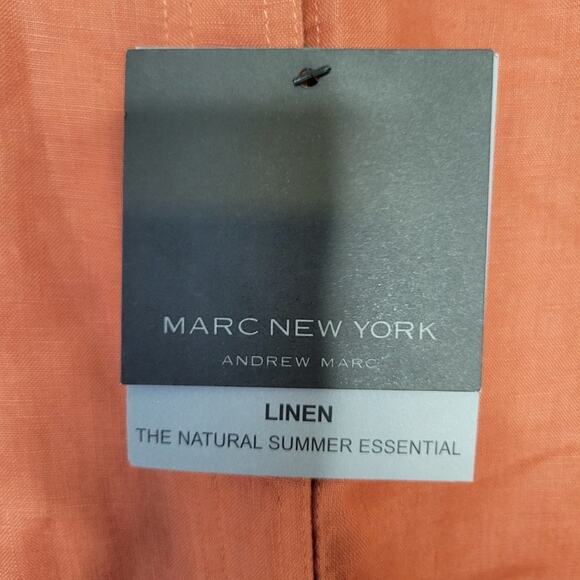 NWT Women's Marc New York 100% Linen Long Skirt in Bruschetta Medium - Picture 5 of 7